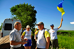 Мошни приймали міжнародну естафету – біг заради гармонії