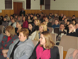 Керівники району привітали працівників з Новорічними святами