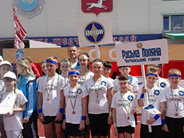 Вітаємо з перемогою руськополянських «олімпійських лелеченят»