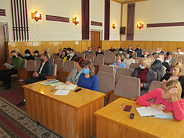 В умовах карантинних заходів проведено нараду з сільськими головами та головами об’єднаних територіальних громад