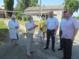 З робочим візитом керівництво району відвідало КНП «Черкаська районна лікарня с. Мошни»