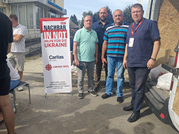Благодійна допомога від  Карітас Спес